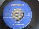 RARE GARAGE SURF 45 rpm THE RUMBLERS on DOWNEY lb BOSS 1962
