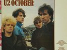 U2-OCTOBER RARE 1st PRESS PROMO LP STICKER + PRESS KIT WITH PHOTO NM RARE