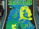 1969 Vtg LED ZEPPELIN Blacklight Poster Dail Beeghly dwb Black light RARE STYLE