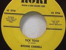 RITCHIE CORDELL Tick Tock 45 RORI ORIGINAL PAUL SIMON DOO WOP Rori 707