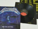 Metallica Ride The Lightning 1984 Pressing With Lyric Sheet Vinyl Record