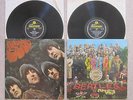 BEATLES UK - Rubber Soul, UK loud cut & Sgt Pepper, original mono LPs.