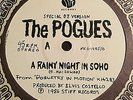THE POGUES - - A RAINY NIGHT IN SOHO - Rare 1986 Oz STIFF D.J  Irish Punk/Folk