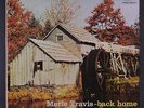 MERLE TRAVIS: Back Home LP (turquoise lbl, wobc, partially split/clear taped se