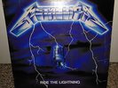 Metallica Ride The Lightning 1984 Pressing With Lyric Sheet Vinyl Record