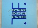 New Order - Movement, Factory Records, original with inner, c.1981. Joy Division