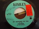 Latin soul, Yolanda & The Naturals, My Memories Of You, Kimley # 923, vg+