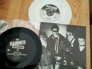 THE DAMNED -NEW ROSE-RARE WHITE VINYL DOUBLE PACK 7