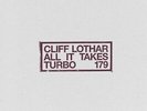 CLIFF LOTHAR All It Takes 12