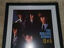 ROLLING STONES-ROLLING STONES: 12X5 LITHOGRAPH & CLEAR VINYL FRAMED VINYL LP NEW