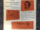 VERY RARE ALMOST NM SZIGETI COLUMBIA ML 4338 RECITAL MONO LP