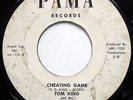 TOM KING & STARFIRES 45 Cheating Game / Ring Of Love TEEN Rockabilly e9094
