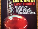 ERNIE HENRY Last Chorus LEE MORGAN, KENNY DORHAM Riverside Jazz MONO LP