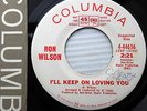 RON WILSON pop promo 45 AS TEARS GO BY Rolling Stones cover prod. BRIAN e9865