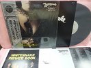 JAPAN LP METAL STICKER PENDANT BOKLET WHITESNAKE SLIDE IT IN 32AP2681 CBS SONY