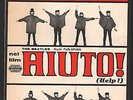 THE BEATLES sheet of music italy from the movie AIUTO 1965