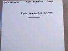Test pressing 30 cm serge gainsbourg ROCK AROUND THE BUNKER