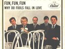 BEACH BOYS--PICTURE SLEEVE + 45---(FUN,FUN,FUN)--PS--PIC--SLV