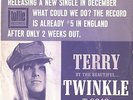 TWINKLE--PICTURE SLEEVE + 45 on TOLLIE---(TERRY/BOY OF MY DREAMS)--PS--PIC--SLV
