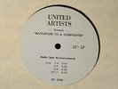 12” PROMO ONLY DJ RADIO MOVIE SPOTS Invitation To A Gunfighter Yul Brynner