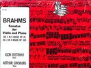 MK USSR PRESSING - OISTRAKH / GINSBURG - BRAHMS SONATAS FOR VIOLIN & PIANO NM