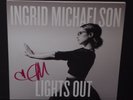 Ingrid Michaelson Lights Out signed autographed red colored vinyl LP record