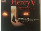 HENRY V - ORIGINAL SOUNDTRACK - Patrick Doyle/Simon Rattle/CBSO- Orig EMI HMV LP