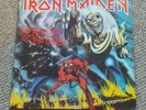 Iron Maiden The Number of the Beast LP Uk original 1982 + merchandise sheet RARE