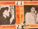Ella Fitzgerald Forever Young 2 LP Lot Cozy Cole Louis Jordon Jazz Italy NM