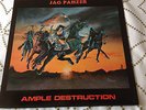 Jag Panzer Ample Destruction 1984 First Pressing Iron Works Rare Metal Great