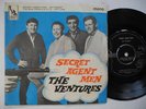 VENTURES Secret Agent Man / Get Smart / Hot Line + 1 EP 45 7