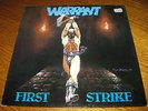 Warrant-First strike EP,Noise Germany 1985,OIS,5 Tracks,megarar,Vinyl mint,top