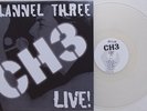 Channel Three - Live LP MISPRINTED SLEEVE / CLEAR VINYL CH3 Simpletones Posh Boy
