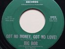 R&B POPCORN Big Bob GOT NO MONEY GOT NO LOVE Kelli Green 45  new breed