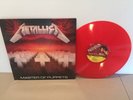 METALLICA - MASTER OF PUPPETS - BRAND NEW RED COLORED VINYL * SEE DESCRIPTION