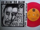 GG ALLIN first 7