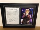 Mick Jagger/Rolling Stones Hand Signed/Autographed Songsheet with Photo & COA