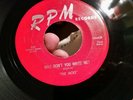 Rare 45 The Jacks (WHY DON'T YOU WRITE ME) RPM-428. 1955. VG
