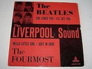 THE BEATLES - THE LIVERPOOL SOUND - 45 EP  DANISH PS RED COVER LISTEN