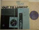 ERIC DOLPHY DARK BLUE LABEL JAZZ LP OUT TO LUNCH W/ BLUE NOTE INNER SLEEVE VG++