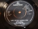 THE COASTERS - LOVE POTION NUMBER NINE /  D W WASHBURN - EXCELLENT