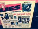 GUNS N' ROSES Lies Live Like A Suicide 1986 GEFFEN Metal LP w ORIGINAL Inner Slv