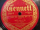 Alberta Jones & and her Red Peppers, Carol Boyd Gennett 3306 Race record 78 rpm
