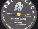78-POLKA/RAGTIME-DEL WOOD-BACKROOM POLKA/RAGTIME ANNIE on REPUBLIC-