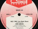 Don Carlos - Nice Time (Late Night Blues) UK CSA 12