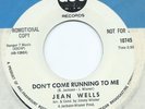 NORTHERN SOUL 45 - JEAN WELLS 
