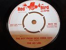 THE AD LIBS - BOY FROM NEW YORK CITY / KICKED AROUND - GOOD+