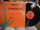  MONO  MILES DAVIS AT CARNEGIE HALL JAZZ LP ON 2 EYE COLUMBIA CL-1812