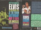 elvis presley city of angels book/livre + 2cd-los angeles 11/5/74 aft.+evening 