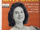Kitty Wells 1960 Self Titled 45 EP Decca ED 2692 Rare Country Star NOS VG+/NM